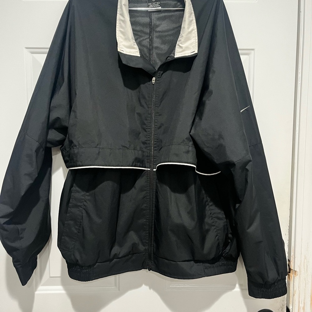 Nike Men’s Golf Clima-FIT Windbreaker, Black, Medium